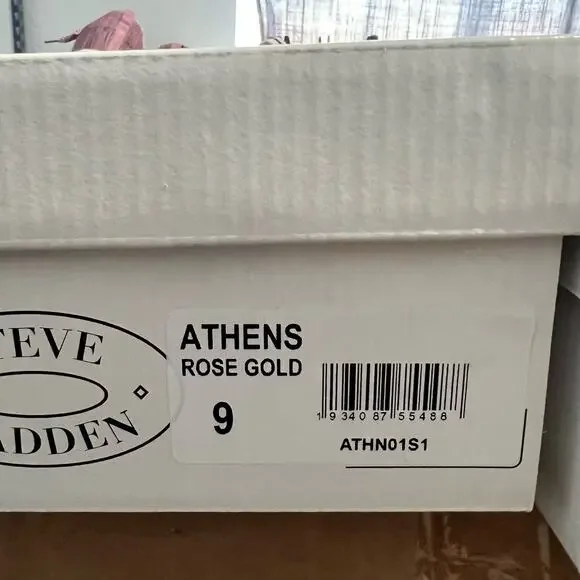 Women’s Steve Madden Athens Rose Gold Sandals Size 9 - Picture 5 of 6